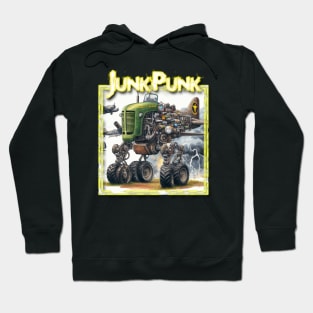 JunkPunk - Jacked Tractor Truck Plane - WelshDesigns Hoodie